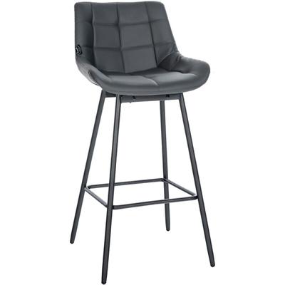 Barhocker Weston Schwenkbar grau Kunstleder Image