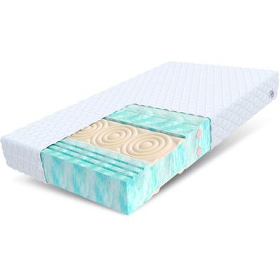 FDM - Matratze 120x200 Kaltschaum hybrid 7 Zonen hr Schaum Revine Purple H4 21 cm jersey Image