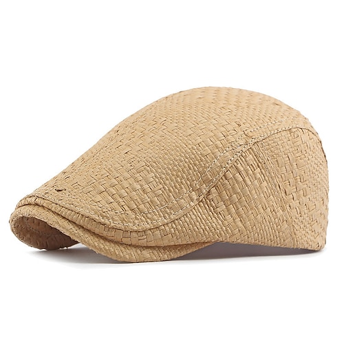 Herren Schiebermütze Ascot-Hut Ballonmütze Kamel Braun Polyester Modisch Brautkleider schlicht Strasse Täglich Glatt Einstellbar Sonnenschutz Atmungsaktiv Image