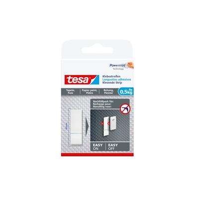 Tesa Klebestreifen für Tapeten und Putz - Montageband - Weiß - Indoor - Papier - Putz - 0,5 kg - 9 Stück(e)