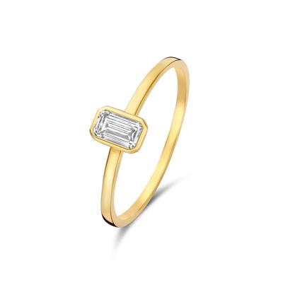 Isabel Bernard Ring Baguette Genevieve - 585 gold 54 Damen Image
