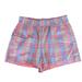 J. Crew Shorts | J. Crew Pull On Shorts Colorful Sunset Plaid High Rise Shorts - Women's Large | Color: Pink/Purple | Size: L