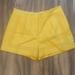 J. Crew Shorts | J Crew Yellow 100% Linen Shorts Size 4 | Color: Gold/Yellow | Size: 4