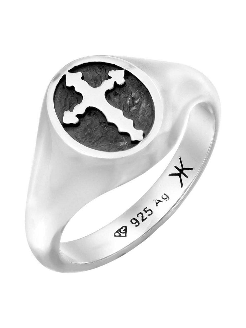 KUZZOI Ring Herren silber, 62 Image