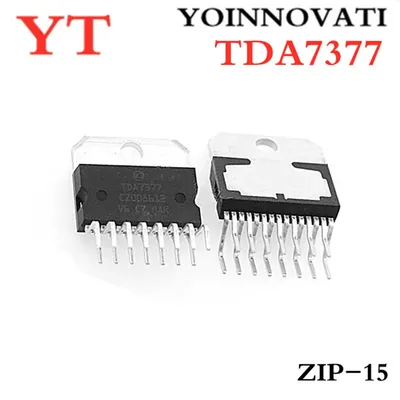 10PCS TDA7377 7377 TDA 7377 ZIP-15 IC AMP AUDIO 2X35W MULTIWATT15