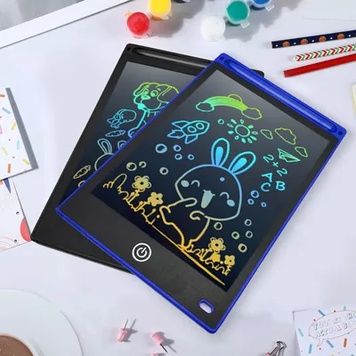 12 Inch Electronic Drawing Board(Brightness Increase By 20%), Writing Tablet For Kids, Colorful