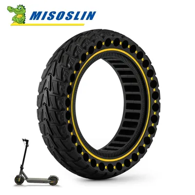 10x2.5 (60/70-6.5)Off-road Solid Tire for Ninebot G30 G30L G30D Electric Scooter Anti-slip
