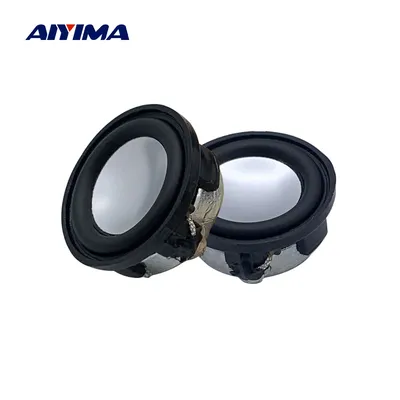 AIYIMA 2pcs 24MM Subwoofer Speaker 4 Ohm 2W Internal Magnetic NdFeb Heavy Bass Toy Bone Conduction
