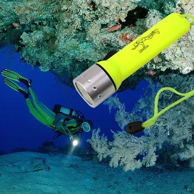 E5 Professional Waterproof Underwater Diving LED Flashlight Torch Equipment LED Scuba Dive