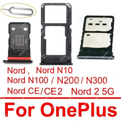 Sim Card Tray Holder For Oneplus Nord N300 N200 N100 Nord N10 Nord 2 CE CE2 5G Sim Slot Socket Card Reader Flex Cable
