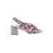 J.Crew Heels: Purple Checkered/Gingham Shoes - Women's Size 10 1/2