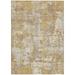 Gray 46 x 30 x 0.19 in Area Rug - Addison Rugs Machine Washable Indoor/Outdoor Chantille ACN1008 Gold 3' x 5' Rug | 46 H x 30 W x 0.19 D in | Wayfair