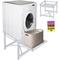 Xiiw - Waschmaschine sockel mit Ablage Trocknersockel 60 x 56 x 52 cm (LxBxH), Waschmaschinen