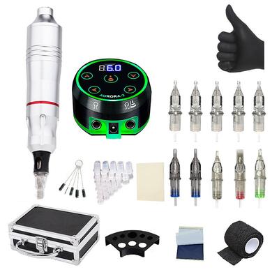 BaseKey Professional Tattoo Kit Tattoo Machine - 1 pcs Tattoo Machines, Professional / Low Noise / Multi Function Aluminum Alloy 18 W Tattoo Pen