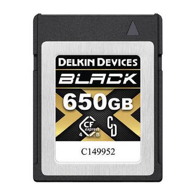 Delkin Devices 650GB BLACK 4.0 CFexpress Type B Memory Card DCFX4B650