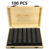 Storage Case Coin With 20pcs Wooden Box Wood Coin Wooden Box Coin With Pine Wood Coin Adben Iuppa Siuke