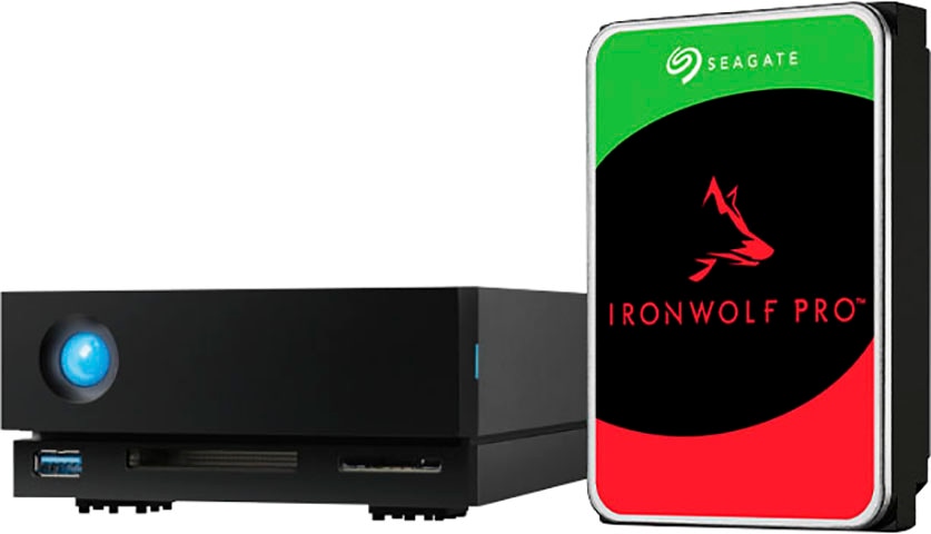 LACIE HDD-NAS-Festplatte "1big Dock", schwarz, 16 TB, Festplatten Image