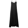 Maxikleid NASSAU BEACH "NB231048", Damen, Gr. 50 (M), US-Größen, schwarz, 100% Viskose, Kleider