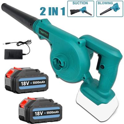 Elektrische Laubbläser und Staubsauger, 2-in-1 Akku-Laubbläser, Akku-Luftgebläse, Image