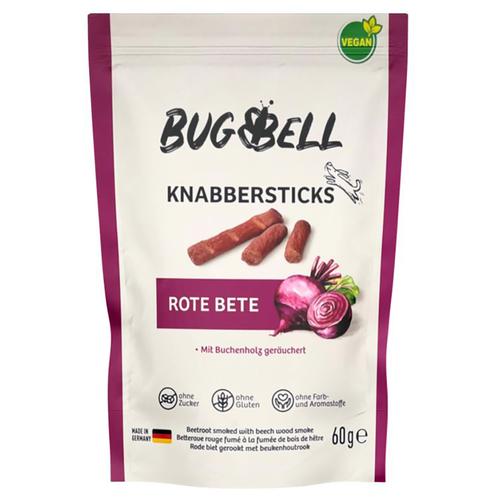 4 x 60 g Bâtonnets à grignoter BugBell à la betterave rouge, friandises pour chiens