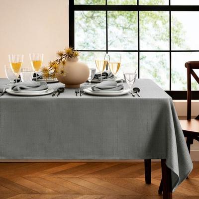 Marlie Rectangle Tablecloth, 52 x 70, Gray
