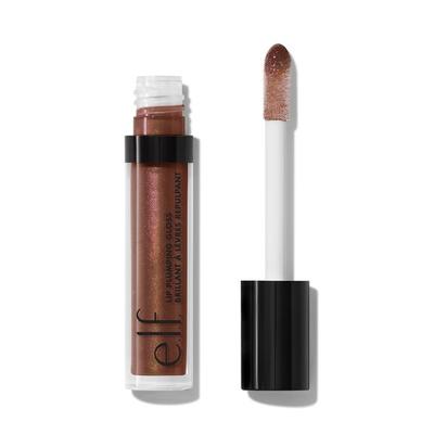 e.l.f. Cosmetics Lip Plumping Gloss In Chocolate Glaze - Vegan and Cruelty-Free Makeup