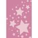 Pink 237 x 63 x 0.4 in Area Rug - Isabelle & Max™ Swett Area Rug w/ Non-Slip Backing Polyester/Cotton | 237 H x 63 W x 0.4 D in | Wayfair