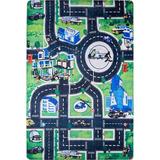Green 99 x 63 x 0.4 in Area Rug - Mason & Marbles Jago Area Rug w/ Non-Slip Backing Polyester/Cotton | 99 H x 63 W x 0.4 D in | Wayfair
