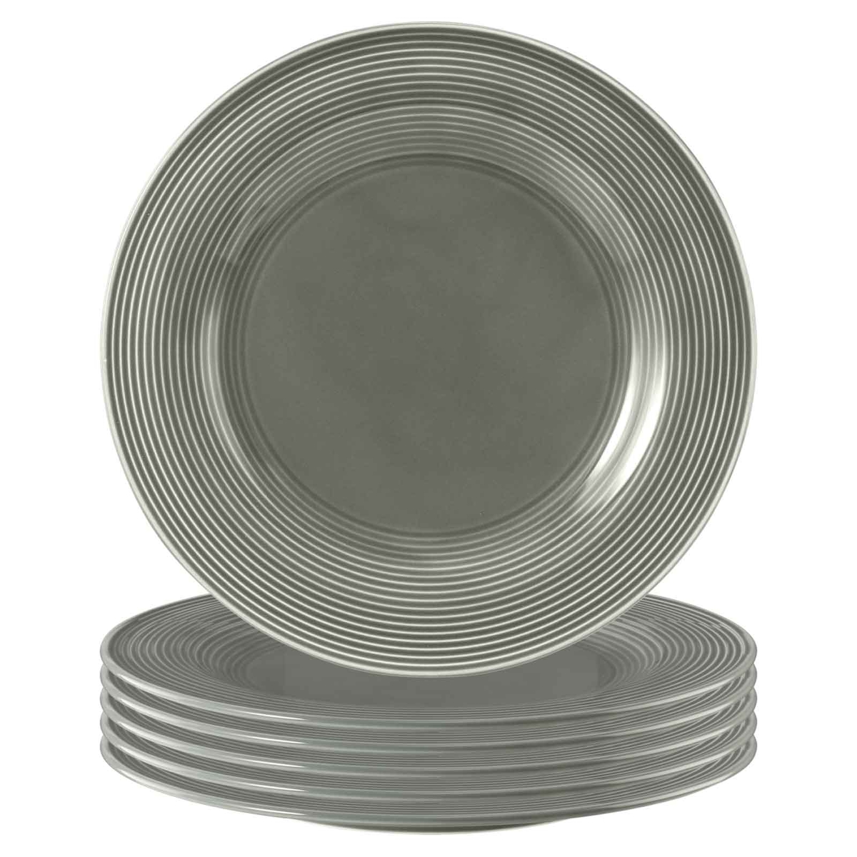 Seltmann Weiden Beat Color Glaze Speiseteller ø 27,7 cm 6er Set Perlgrau Image