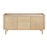 Credenza a 3 ante con motivi incisi