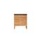 Mobile per il bagno in legno di quercia massello e pietra lavica 80 cm