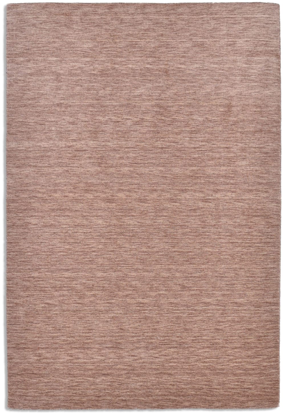 Tappeto tessuto a mano in lana vergine - beige - 90x160 cm
