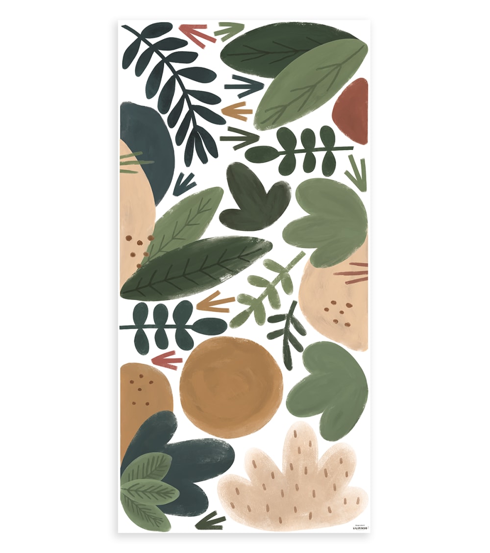 Adesivi decorativi piante 64x130 cm