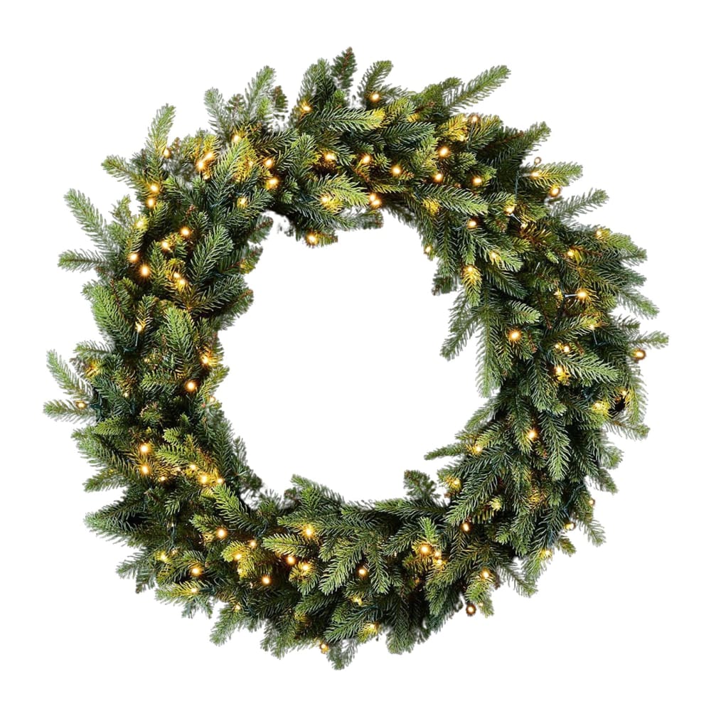 Ghirlanda con Microled in PE effetto Realistico, Ø80 cm