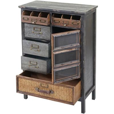 Neuwertig] Apothekerkommode HHG 522, Schubladenschrank, Tanne Holz massiv Vintage Shabby-Look Image
