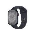 Apple Watch Series 8 (Gps + Cellular) - Boîtier 45 Mm Aluminium Minuit Avec Bracelet Sport Minuit