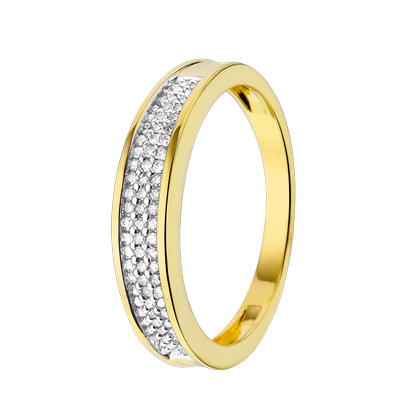 Lucardi - Ringe 585 Gold 1 ct Damen (849.99 € / 1 ct) Image
