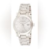 Burberry Accessories | Burberry Silver Dial Stainless Steel Quartz Ladies Watch Pre Owned | Color: Silver/White | Size: Os