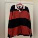 J. Crew Shirts | J. Crew “J. Crew Always” Rugby Shirt, Size Large | Color: Blue/Red | Size: L