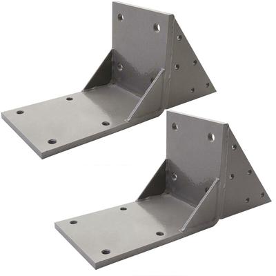 2er-Set Dachsparrenadapter für Kassetten-Markise HHG-442 H123, Dachsparren Halterung Adapter grau Image