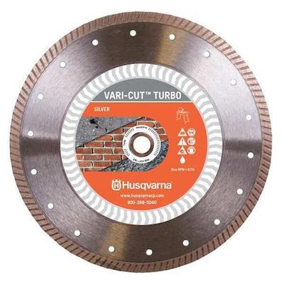 HUSQVARNA Vari-Cut Turbo 10 Diamond Saw Blade,Wet/Dry Cutting Type
