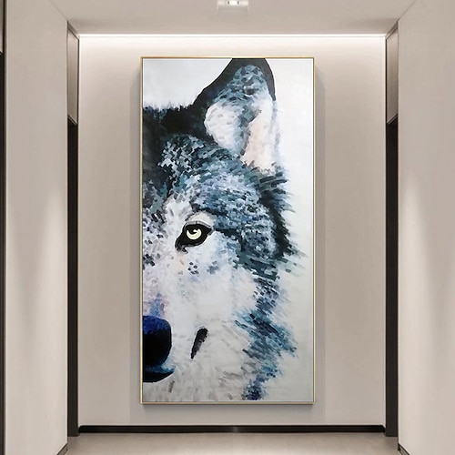 Mintura handgefertigte abstrakte Zebra-Ölgemälde auf Leinwand, Wandkunst, Dekoration, moderne Bilder für die Inneneinrichtung, gerolltes, rahmenloses, ungedehntes Gemälde Image