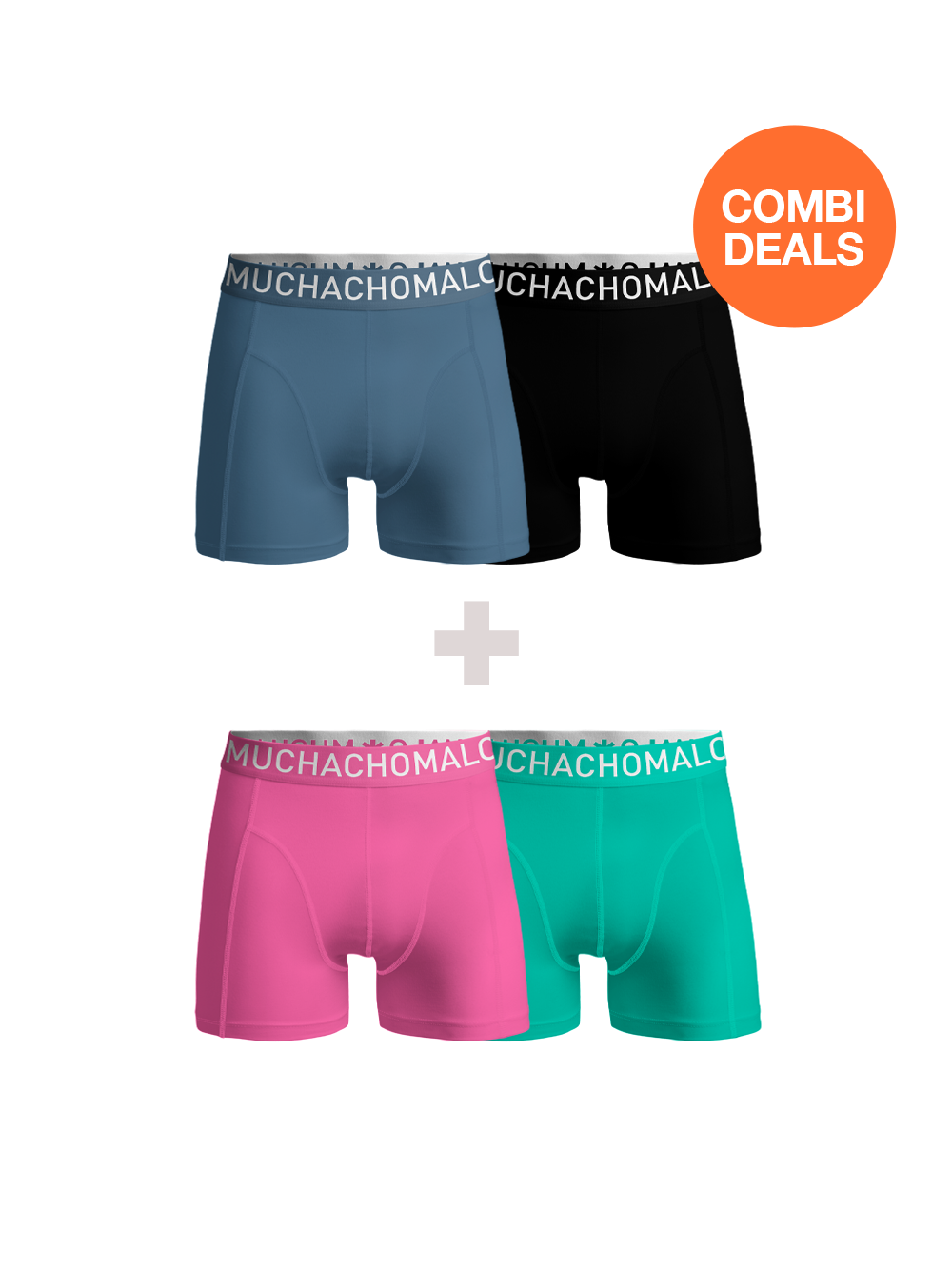 Muchachomalo Herren Boxershorts – 2+2 Stück – Herren Unterhosen Image