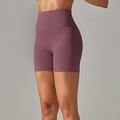 Per donna Shorts da Palestra Shorts da yoga Shorts da allenamento Vita Alta Yoga Allenamento in Palestra Pilates Pantaloncini Giallo Chiaro Verde militare Blu Reale Gli sport Abbigliamento sportivo