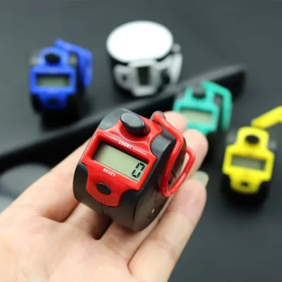 Tally Counter Hand Held Knit Row Clickers 5 Digit Number Handheld Manual LCD Electronic Sports