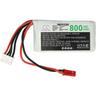 Vhbw - batteria con JST-SYP-2P per modellismo (800mAh, 11,1V, Li-Poly, 60 x 31 x 23 mm)