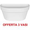 Offerta 3 vaso loft urban wall basket 40 white Elho