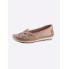 Slipper GEMINI, Damen, Gr. 41, rot (rosenholz), Glattleder, sportlich, Schuhe