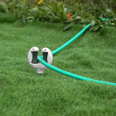 Eisen Garten Schlauch Guide Nagel Wasser Rohr Positionierung Halten Roller Spitzen Kopf Anti-skid Yard Garten Bewässerung Zubehör