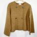 J. Crew Jackets & Coats | J.Crew Collection Tan Wool Alpaca Blend Coat Jacket Women's Size X-Small Xs | Color: Brown/Tan | Size: Xs